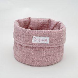 cesta waffle rosa