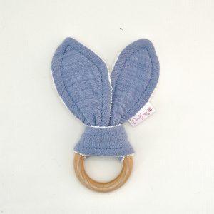 mordedor muselina azul